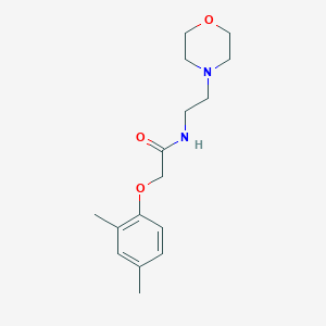 molecular formula C16H24N2O3 B5695857 2-(2,4-dimethylphenoxy)-N-[2-(4-morpholinyl)ethyl]acetamide 