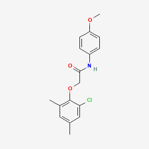 molecular formula C17H18ClNO3 B5695900 2-(2-chloro-4,6-dimethylphenoxy)-N-(4-methoxyphenyl)acetamide 
