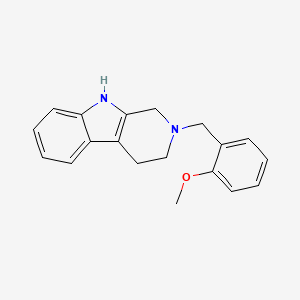molecular formula C19H20N2O B5695902 2-(2-methoxybenzyl)-2,3,4,9-tetrahydro-1H-beta-carboline 