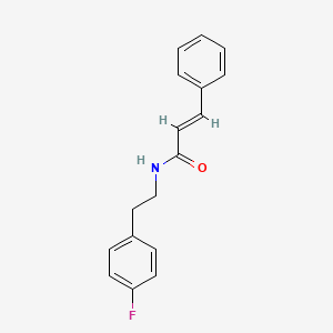 molecular formula C17H16FNO B5695940 N-[2-(4-fluorophenyl)ethyl]-3-phenylacrylamide 