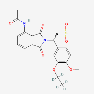 molecular formula C22H24N2O7S B569597 Apremilast-d5 CAS No. 1258597-47-5