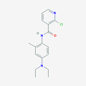 molecular formula C17H20ClN3O B5696041 2-chloro-N-[4-(diethylamino)-2-methylphenyl]nicotinamide 