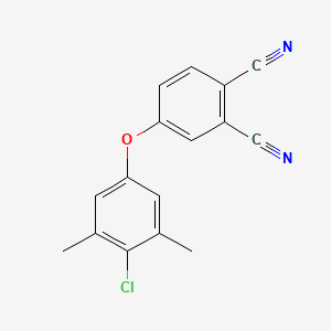 molecular formula C16H11ClN2O B5696070 4-(4-chloro-3,5-dimethylphenoxy)phthalonitrile 