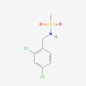 molecular formula C8H9Cl2NO2S B5696141 N-(2,4-dichlorobenzyl)methanesulfonamide 
