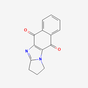 molecular formula C14H10N2O2 B5696154 2,3-dihydro-1H-naphtho[2,3-d]pyrrolo[1,2-a]imidazole-5,10-dione 