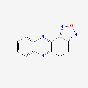 molecular formula C12H8N4O B5696328 4,5-dihydro[1,2,5]oxadiazolo[3,4-a]phenazine 