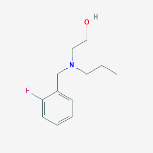 2-[(2-fluorobenzyl)(propyl)amino]ethanol