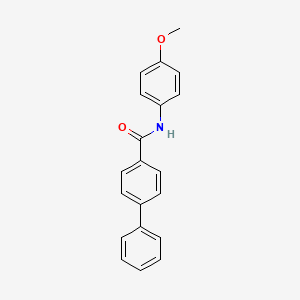 molecular formula C20H17NO2 B5696434 N-(4-methoxyphenyl)-4-biphenylcarboxamide CAS No. 5226-50-6