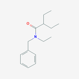 molecular formula C15H23NO B5696649 N-benzyl-N,2-diethylbutanamide 