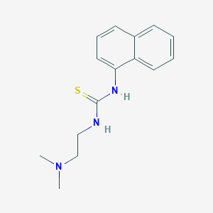 molecular formula C15H19N3S B5696700 N-[2-(dimethylamino)ethyl]-N'-1-naphthylthiourea 