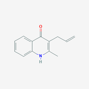 molecular formula C13H13NO B5696729 3-allyl-2-methyl-4-quinolinol CAS No. 1207-74-5