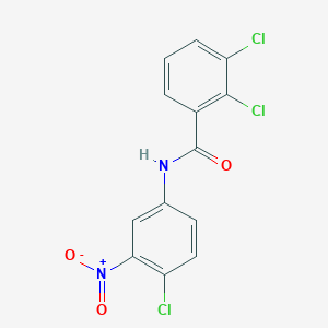 molecular formula C13H7Cl3N2O3 B5696754 2,3-dichloro-N-(4-chloro-3-nitrophenyl)benzamide 
