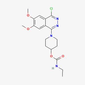B569679 1-(4-Chloro-6,7-dimethoxyphthalazin-1-yl)piperidin-4-yl Ethylcarbamate CAS No. 1586753-74-3