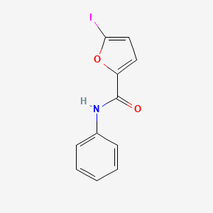 molecular formula C11H8INO2 B5696815 5-iodo-N-phenyl-2-furamide 