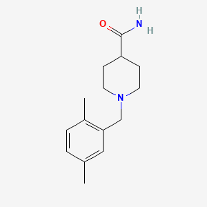 1-(2,5-dimethylbenzyl)-4-piperidinecarboxamide