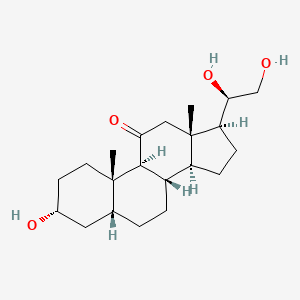 molecular formula C21H34O4 B569684 17-脱氧皮质酮 CAS No. 600-68-0