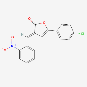5-(4-chlorophenyl)-3-(2-nitrobenzylidene)-2(3H)-furanone