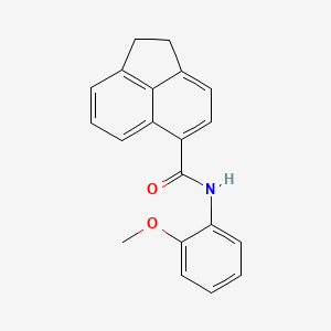 molecular formula C20H17NO2 B5696868 N-(2-methoxyphenyl)-1,2-dihydro-5-acenaphthylenecarboxamide 