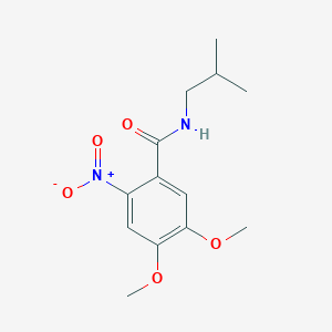 N-isobutyl-4,5-dimethoxy-2-nitrobenzamide