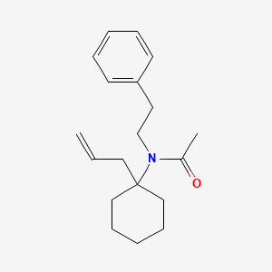 molecular formula C19H27NO B5696882 N-(1-allylcyclohexyl)-N-(2-phenylethyl)acetamide 