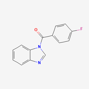 molecular formula C14H9FN2O B5696889 1-(4-fluorobenzoyl)-1H-benzimidazole 