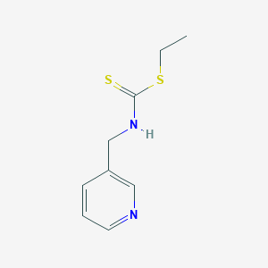 molecular formula C9H12N2S2 B5696932 ethyl (3-pyridinylmethyl)dithiocarbamate 