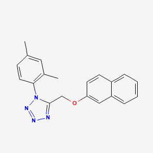 molecular formula C20H18N4O B5697030 1-(2,4-dimethylphenyl)-5-[(2-naphthyloxy)methyl]-1H-tetrazole 