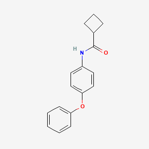 molecular formula C17H17NO2 B5697127 N-(4-phenoxyphenyl)cyclobutanecarboxamide 