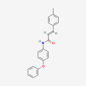 3-(4-methylphenyl)-N-(4-phenoxyphenyl)acrylamide