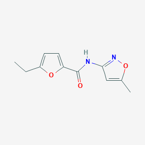 molecular formula C11H12N2O3 B5697292 5-ethyl-N-(5-methyl-3-isoxazolyl)-2-furamide 