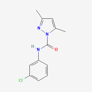 N-(3-chlorophenyl)-3,5-dimethyl-1H-pyrazole-1-carboxamide