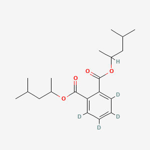molecular formula C20H30O4 B569739 Bis(4-Methyl-2-pentyl) Phthalate-d4 CAS No. 1398066-13-1