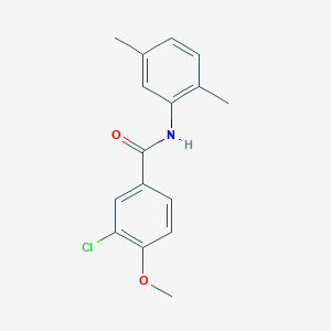 molecular formula C16H16ClNO2 B5697472 3-chloro-N-(2,5-dimethylphenyl)-4-methoxybenzamide CAS No. 425657-36-9