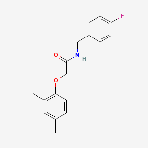 2-(2,4-dimethylphenoxy)-N-(4-fluorobenzyl)acetamide