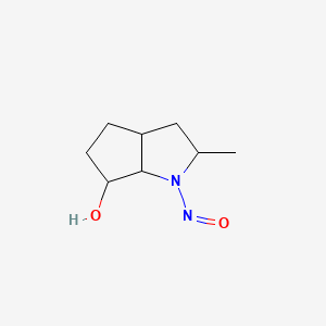 2-Methyl-1-nitrosooctahydrocyclopenta[b]pyrrol-6-ol