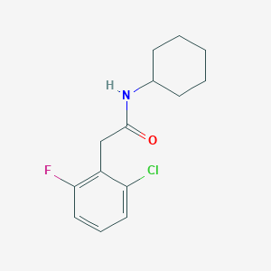 molecular formula C14H17ClFNO B5697526 2-(2-chloro-6-fluorophenyl)-N-cyclohexylacetamide 