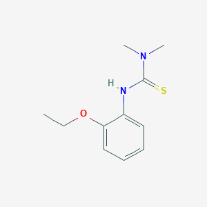 molecular formula C11H16N2OS B5697532 N'-(2-ethoxyphenyl)-N,N-dimethylthiourea 