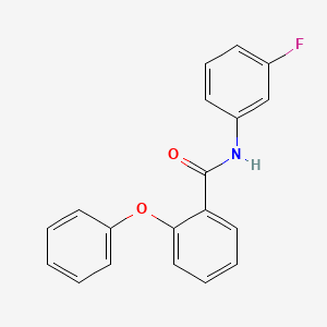 molecular formula C19H14FNO2 B5697534 N-(3-fluorophenyl)-2-phenoxybenzamide 