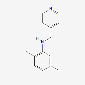 (2,5-dimethylphenyl)(4-pyridinylmethyl)amine