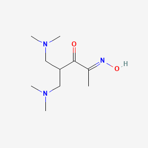 molecular formula C10H21N3O2 B5697567 5-(dimethylamino)-4-[(dimethylamino)methyl]-2,3-pentanedione 2-oxime 