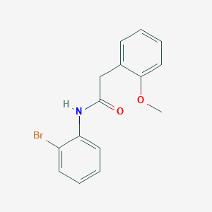 molecular formula C15H14BrNO2 B5697574 N-(2-bromophenyl)-2-(2-methoxyphenyl)acetamide 