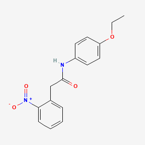 molecular formula C16H16N2O4 B5697622 N-(4-ethoxyphenyl)-2-(2-nitrophenyl)acetamide 