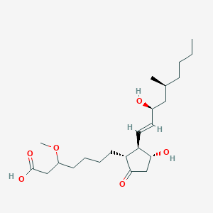 molecular formula C23H40O6 B569766 3-甲氧基利马前列素 CAS No. 1224443-96-2