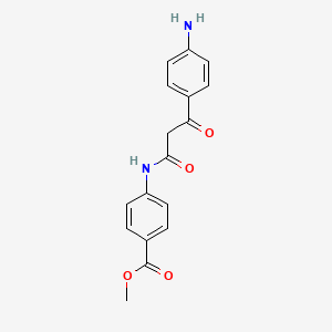 methyl 4-{[3-(4-aminophenyl)-3-oxopropanoyl]amino}benzoate