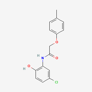 molecular formula C15H14ClNO3 B5697795 N-(5-chloro-2-hydroxyphenyl)-2-(4-methylphenoxy)acetamide 