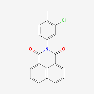 molecular formula C19H12ClNO2 B5697889 2-(3-chloro-4-methylphenyl)-1H-benzo[de]isoquinoline-1,3(2H)-dione 