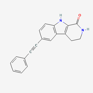 molecular formula C19H14N2O B5697930 6-(phenylethynyl)-2,3,4,9-tetrahydro-1H-beta-carbolin-1-one 