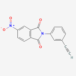molecular formula C16H8N2O4 B5697939 2-(3-ethynylphenyl)-5-nitro-1H-isoindole-1,3(2H)-dione 