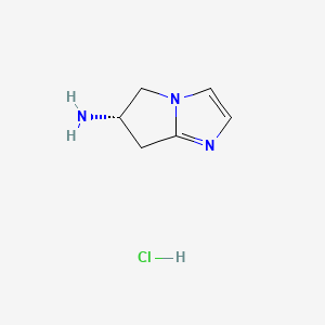 (6S)-6,7-Dihydro-5H-Pyrrolo[1,2-a]imidazol-6-amine Hydrochloride