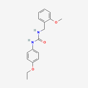 molecular formula C17H20N2O3 B5697983 N-(4-ethoxyphenyl)-N'-(2-methoxybenzyl)urea 